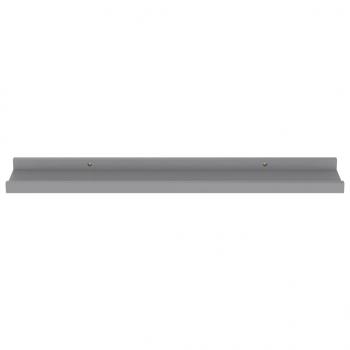 Wandregale 4 Stk. Grau 60x9x3 cm
