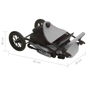 Kinderwagen Hellgrau Stahl