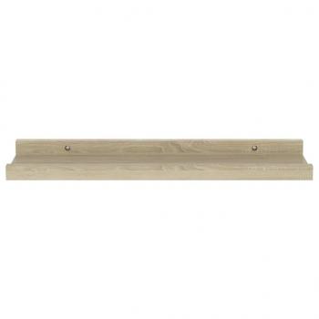 Wandregale 4 Stk. Sonoma-Eiche 40x9x3 cm