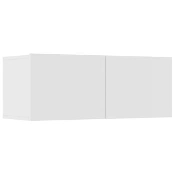 8-tlg. TV-Schrank-Set Weiß Holzwerkstoff