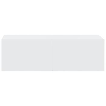 3-tlg. TV-Schrank-Set Weiß Holzwerkstoff