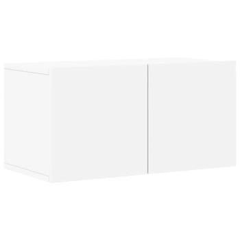 4-tlg. TV-Schrank-Set Weiß Holzwerkstoff