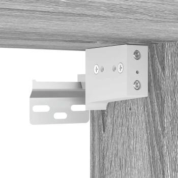 4-tlg. TV-Schrank-Set Grau Sonoma Holzwerkstoff