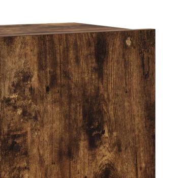 4-tlg. TV-Schrank-Set Räuchereiche Holzwerkstoff