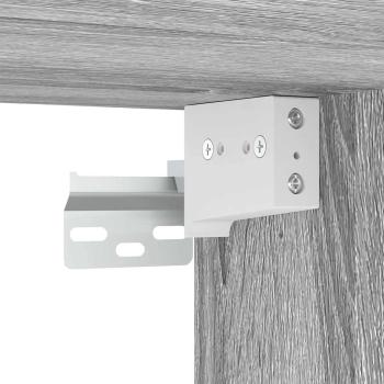 4-tlg. TV-Schrank-Set Grau Sonoma Holzwerkstoff