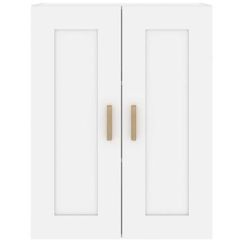 Wandschrank Weiß 69,5x32,5x90 cm Holzwerkstoff