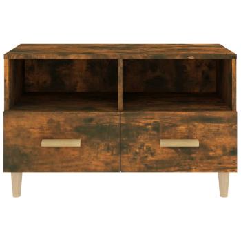 ARDEBO.de - TV-Schrank Räuchereiche 80x36x50 cm Holzwerkstoff