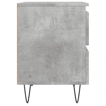 Nachttisch Betongrau 40x35x50 cm Holzwerkstoff