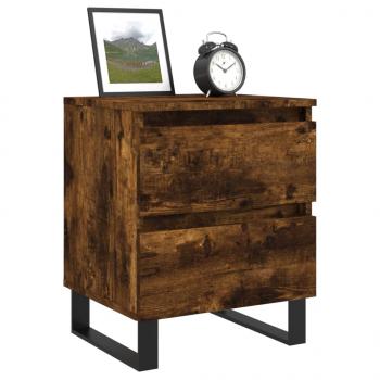 Nachttisch Räuchereiche 40x35x50 cm Holzwerkstoff