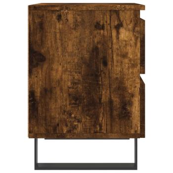 Nachttische 2 Stk. Räuchereiche 40x35x50 cm Holzwerkstoff