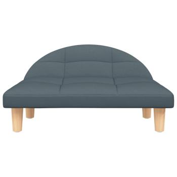 Hundebett Dunkelgrau 70x52x30 cm Stoff