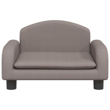 Hundebett Taupe 50x40x30 cm Stoff