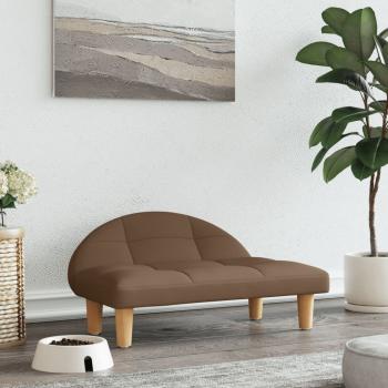 ARDEBO.de - Hundebett Braun 70x52x30 cm Stoff