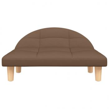 Hundebett Braun 70x52x30 cm Stoff