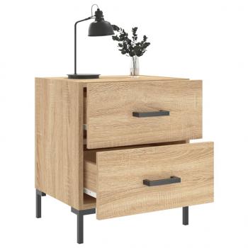 Nachttische 2 Stk. Sonoma-Eiche 40x35x47,5 cm Holzwerkstoff