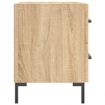 Nachttische 2 Stk. Sonoma-Eiche 40x35x47,5 cm Holzwerkstoff