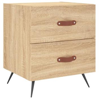 ARDEBO.de - Nachttische 2 Stk. Sonoma-Eiche 40x35x47,5 cm Holzwerkstoff