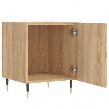 Nachttische 2 Stk. Sonoma-Eiche 40x40x50 cm Holzwerkstoff