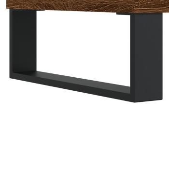 ARDEBO.de - Nachttisch Braun Eichen-Optik 40x40x50 cm Holzwerkstoff