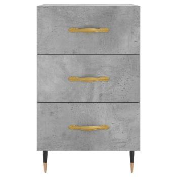 Nachttisch Betongrau 40x40x66 cm Holzwerkstoff