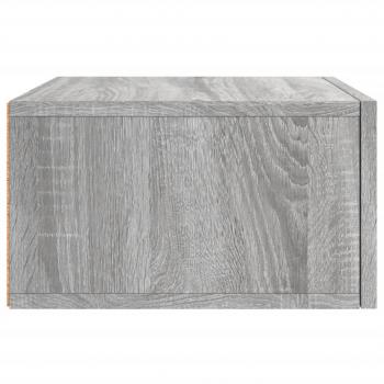 Wand-Nachttisch Grau Sonoma 35x35x20 cm