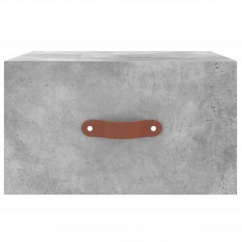 Wand-Nachttisch Betongrau 35x35x20 cm