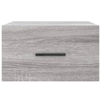 Wand-Nachttisch Grau Sonoma 35x35x20 cm