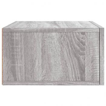 Wand-Nachttisch Grau Sonoma 35x35x20 cm