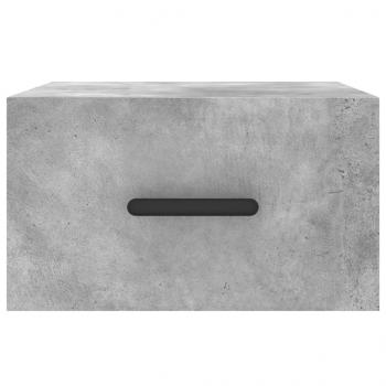 Wand-Nachttisch Betongrau 35x35x20 cm