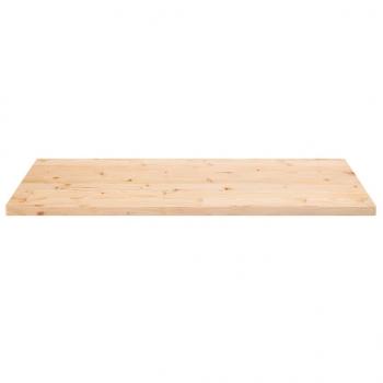 Tischplatte 100x60x2,5 cm Massivholz Kiefer Rechteckig