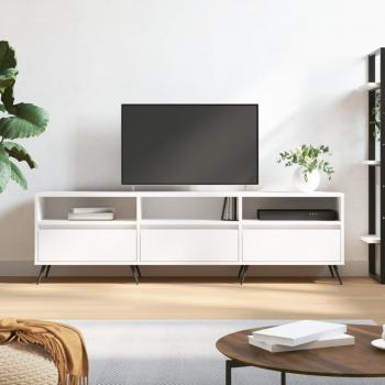 ARDEBO.de - TV-Schrank Weiß 150x30x44,5 cm Holzwerkstoff