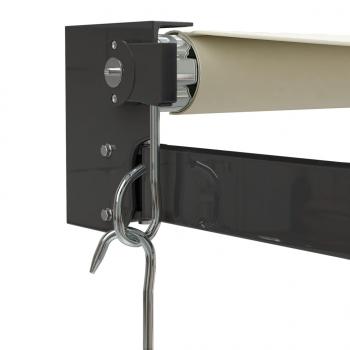 Markise Einziehbar Creme 3x2,5 m Stoff und Aluminium