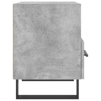 Nachttisch Betongrau 40x35x47,5 cm Holzwerkstoff