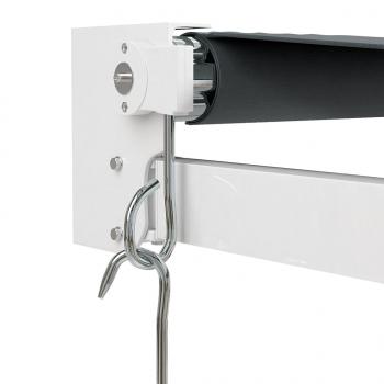 Markise Einziehbar Anthrazit 4,5x3 m Stoff und Aluminium