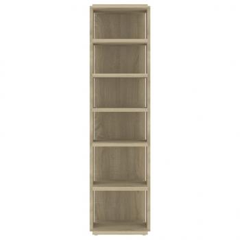 Schuhschrank Sonoma-Eiche 27,5x27x102 cm Holzwerkstoff