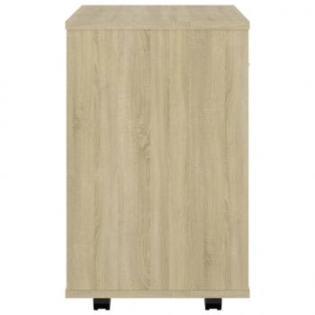 Rollschrank Sonoma-Eiche 46x36x59 cm Holzwerkstoff