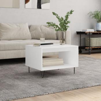 ARDEBO.de - Couchtisch Weiß 60x50x40 cm Holzwerkstoff