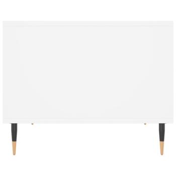 Couchtisch Weiß 60x50x40 cm Holzwerkstoff