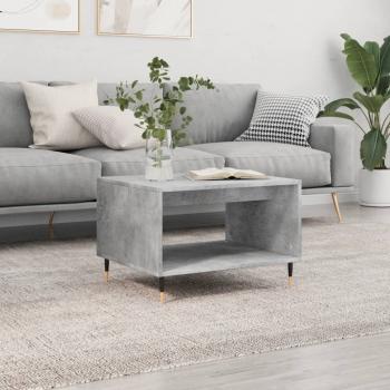 ARDEBO.de - Couchtisch Betongrau 60x50x40 cm Holzwerkstoff