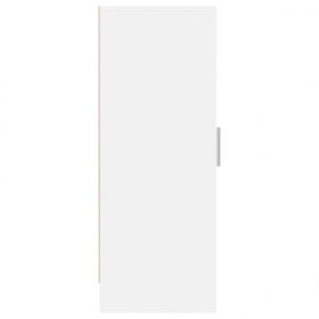 Schuhschrank Weiß 32x35x92 cm Holzwerkstoff