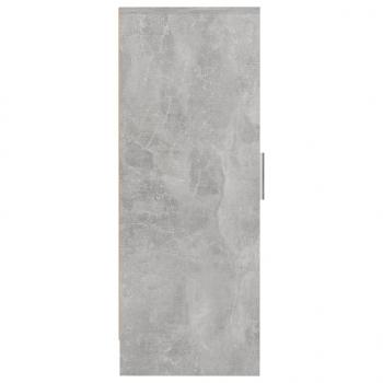 Schuhschrank Betongrau 32x35x92 cm Holzwerkstoff