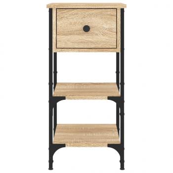 Nachttische 2 Stk. Sonoma-Eiche 34x36x70 cm Holzwerkstoff