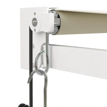 Elektrische Markise mit Kurbel Creme 4,5x3 m
