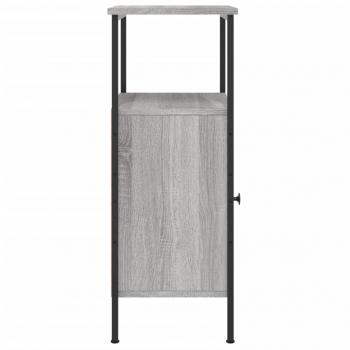 Nachttische 2 Stk. Grau Sonoma 41x31x80 cm Holzwerkstoff