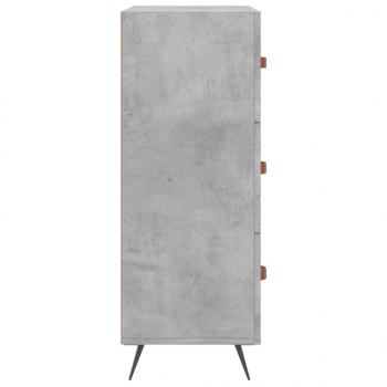 Kommode Betongrau 69,5x34x90 cm Holzwerkstoff
