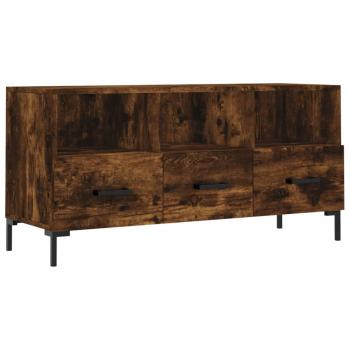 TV-Schrank Räuchereiche 102x36x50 cm Holzwerkstoff