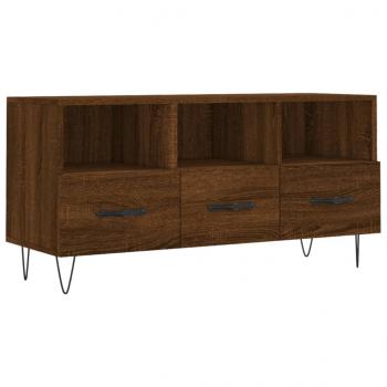TV-Schrank Braun Eichen-Optik 102x36x50 cm Holzwerkstoff