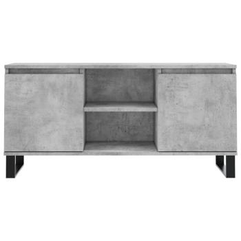 TV-Schrank Betongrau 104x35x50 cm Holzwerkstoff
