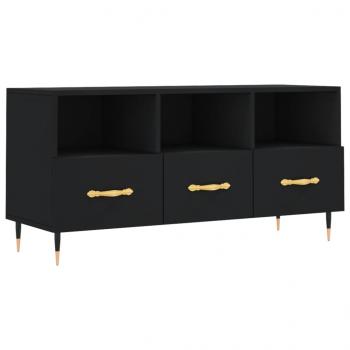 TV-Schrank Schwarz 102x36x50 cm Holzwerkstoff