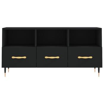 TV-Schrank Schwarz 102x36x50 cm Holzwerkstoff